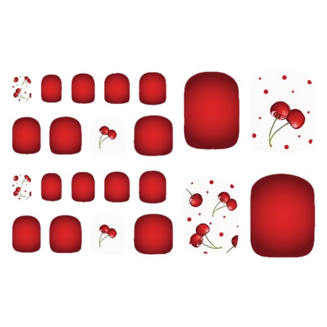 EGNMCR Nail Stickers New Foot Stickers Summer Cool Fashion Stickers Hawaiian Pattern Nail Stickers Nail paste