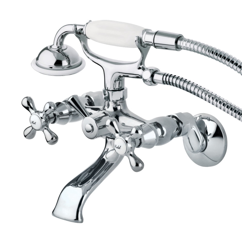 Kingston Brass Ks265Sn Tub Mount Clawfoot Tub Faucet - Satin Nickel Finish