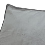Noble House Pickerel Velvet Bean Bag Chair, Gray