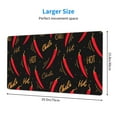 thumbnail image 2 of Sikiie Hot Chili Mouse Pad, 16x29.5 Mousepad Desk Mat in Anti-Slip Rubber Mousepads Mat for Game Office Laptop Computer, 2 of 8