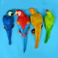 thumbnail image 3 of MesaSe Simulation Parrot Bird Sculpture?Resin Craft Wall Hanging Garden Decoration, 3 of 10