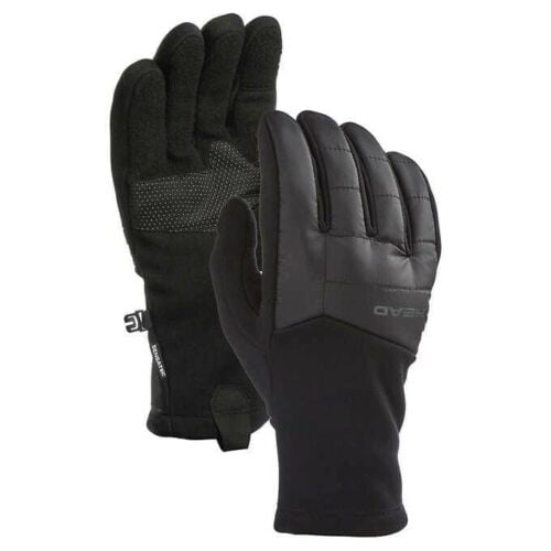 HEAD Men's Hybrid Touchscreen Running Gloves Size Large SENSATEC ~ Grey ~ 