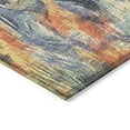 thumbnail image 3 of Addison Rugs Chantille Indoor/Outdoor Transitional Abstract Denim Machine Washable Round Rug, 8' x 8', 3 of 8