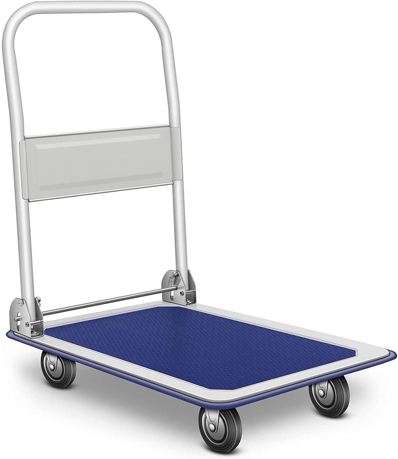 330lb Platform Cart Dolly Folding Moving Luggage Flatbed Cart Hand Truck Trolley 