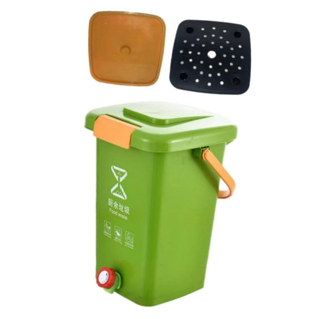 DOLITY Kitchen Compost Bucket Thickened Handle Stronger Load Bearing Modern Garbage Can M