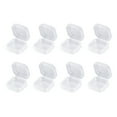 thumbnail image 1 of 24pcs Clear Rectangular Plastic Storage Boxs Square Multipurpose Display Case Box, 1 of 4