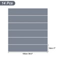 thumbnail image 2 of Self-Adhesive Stair Stickers, 14pack 39.37"x7.09" Peel and Stick Vinyl Staircase Stickers Decals for Stair Home, Grey, 2 of 6