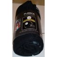 thumbnail image 1 of NFL Pittsburgh Steelers 50" x 60" Rolled Fleece Blanket Gridiron Design, 1 of 3
