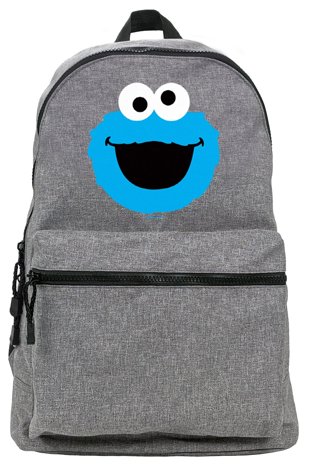 Sesame Street Cookie Monster Head Lightweight Backpack for Work School Daily Use Packable for Travel