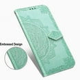 thumbnail image 6 of Galaxy A21s Case, Dteck ShockProof Premium PU leather Magnetic Flip wallet Case with Kickstand and Flip Cover For Samsung Galaxy A21s SM-A217, Mint Green, 6 of 8
