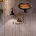 Wall Mounted Electric Patio Heater Ceiling Mount Quartz Heater 1500W