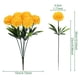 thumbnail image 5 of 6 piezas de flores artificiales de hortensia, crisantemo falso, bola de flores de tallo largo, ramo de novia de hortensia para casa, oficina, cafetería, fiestas, decoración de bodas, 5 of 7