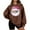 Coffee, variant on Womens Sweatshirt Oversized Christmas Santa Claus Plush Shirt Crew Neck Long Sleeve Pullover Loose Tops