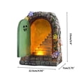 thumbnail image 2 of Estatua De Puerta De Hada Solar, Escultura De Puerta En Miniatura De Resina Para Decoración De Jardín Y Patio Yuarrent HA037120-00, 2 of 6