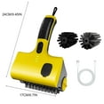 thumbnail image 3 of Clearance!Plertrvy Yellow Cordless & Rechargeable Griddle Cleaning Robot Set For Accessories With Brush Pp Brush For Bathtub Kitchen Floor Multi Cleaning Toolscleaning Brush, 3 of 4