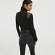 thumbnail image 5 of Body de Larga con para Mujer, Transparente, Ideal para Fiestas, Clubes Nocturnos. Negro S, 5 of 10