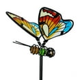 thumbnail image 6 of Vsenkes Butterfly Garden Stake Decorative Garden Decor for Courtyard Walkway Pathway Orange and Blue, 6 of 9