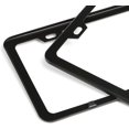 thumbnail image 4 of Naler 2 Pack of Slim Aluminum License Plate Frame Set Car Licenses Plate Covers Holders for US Vehicles - Black, 4 of 7