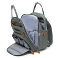 thumbnail image 2 of MOMIGO Diaper Bag Backpack Breast Pump Mommy Bag Baby Nappy Bag with Changing Mat And Pacifier Holder(Light Gray), 2 of 7