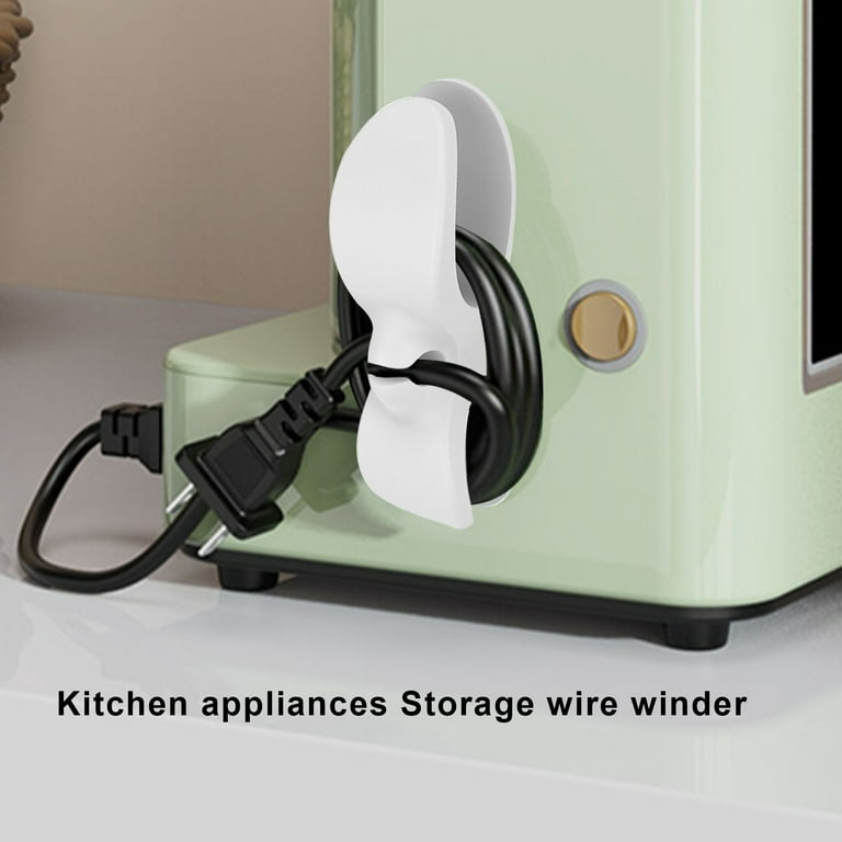 Cord Organizer For Kitchen Appliances On Silicone Cord Wrap Cord Holder  Cord Cable Management For Kitchen Stand