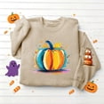 thumbnail image 5 of Ichuanyi Halloween Spooky Season Sweatshirt Women Ghost Sweatshirts Oversized Fall Halloween Print Pullover Top, 5 of 6