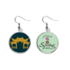 thumbnail image 1 of Tailandia mito fibrosidad templo ilustración Colgante decorativo temporada pendientes de primavera joyas Unbranded M, 1 of 3