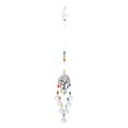 thumbnail image 1 of Atrapasueños de cristal artificial con forma de árbol de la vida, adorno colgante para ventana de árbol de piedra natural para interiores y exteriores, colgante con forma de arcoíris, 1 of 8