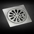 thumbnail image 5 of 1 Pcs Stainless Steel Shower Drain Cover, Square Shower Floor Drain, Stainless Steel Drainer with Removable Cover Grid Grate for Kitchen, Bathroom, Garage, Basement, 5 of 6