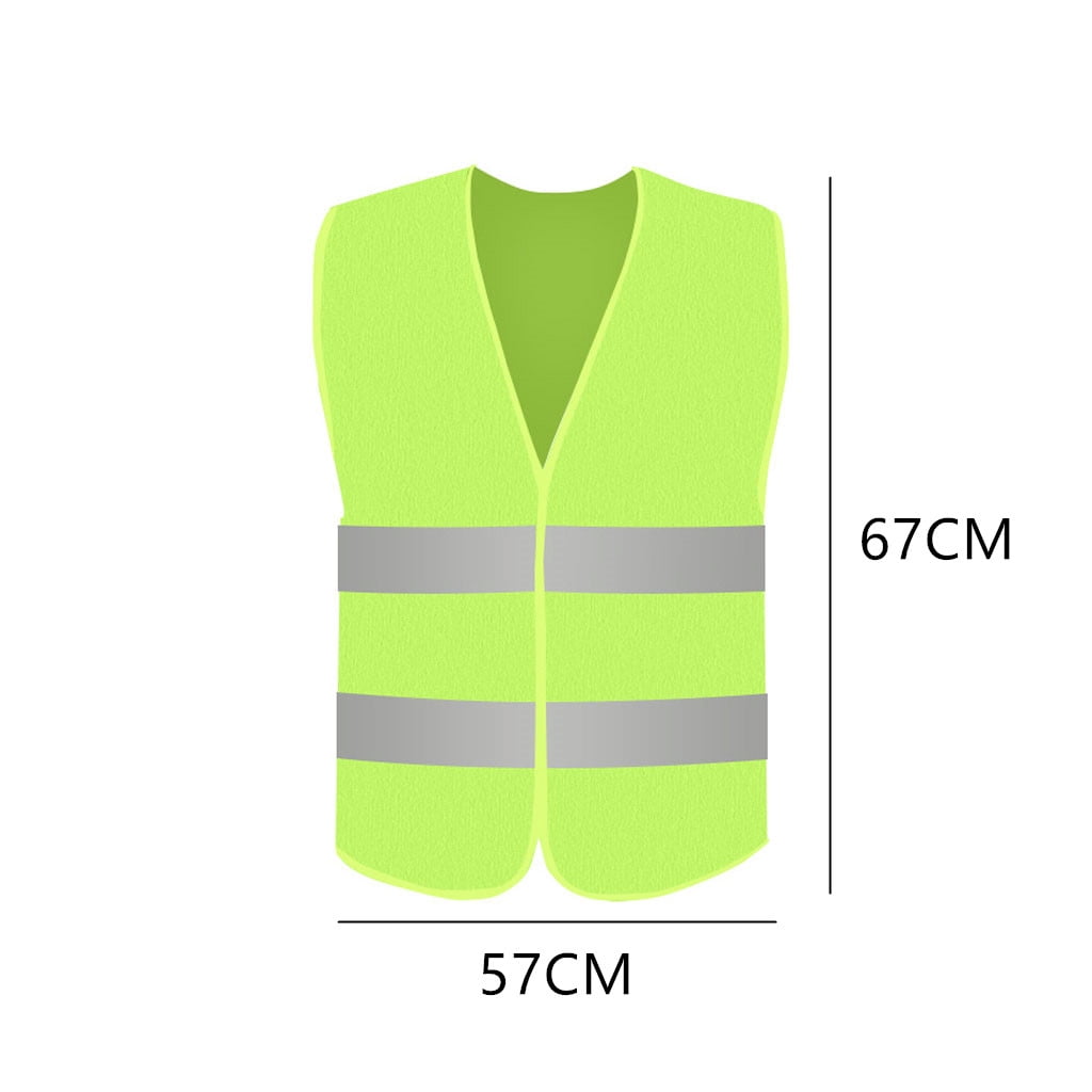 ICQOVD Safety Gear,4PCS High Visibility Running Reflective Vest Security Equipment Night Work Tops