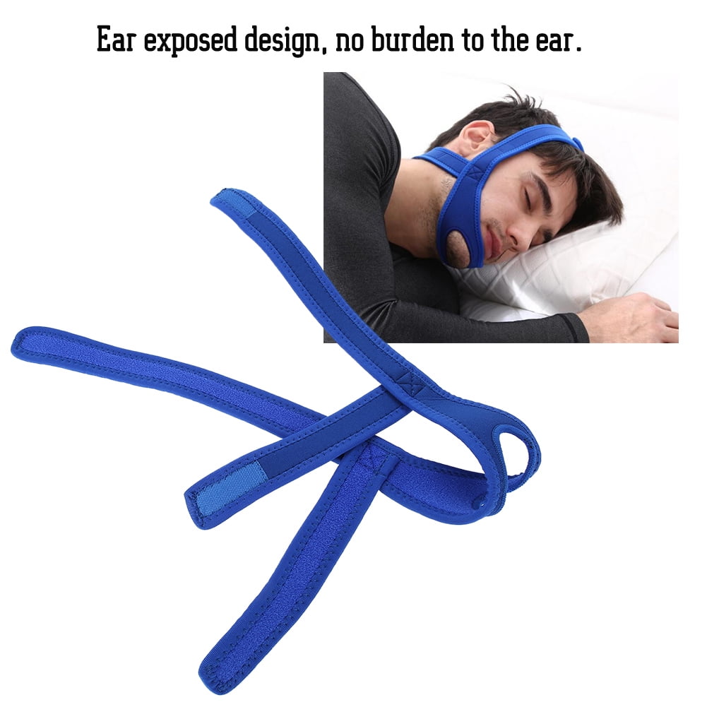 Anti Snoring Devices Chin Strap, Elastic Snore Reduction Device, For