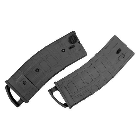 TMC MAGFED Paintball Marker Magazines - 2 Pack Black