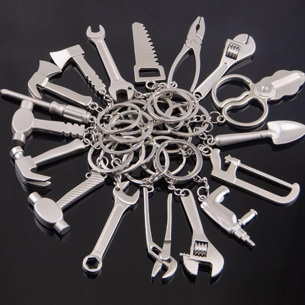 Creative Repair Tool Wrench Spanner Key Chain Keyring Metal