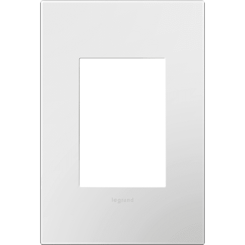 Legrand AWP1G3WH4 Adorne 1Gang+ Wall Plate 4.56 Inches Wide