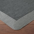 thumbnail image 5 of MARTHA STEWART Mira Modern Heathered Solid Anti-Fatigue Air-Infused Kitchen Mat, Black, 19.6"x32", 5 of 8