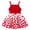 Red, variant on Toddler Summer Dress Dinosaur Spaghetti Strap Backless Sundress Baby Girl Bowknot Birthday Beach Dress (Red, 6-9 Months)