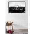 thumbnail image 2 of Typewriter - I love you Wall Poster, 22.375" x 34", Framed, 2 of 2