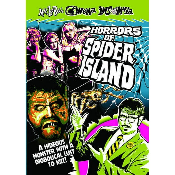 Mr Lobo's Cinema Insomnia: Horrors Spider Of Island (DVD), Alpha Video, Horror