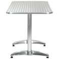 thumbnail image 3 of vidaXL Garden Table Silver 120x60x70 cm Aluminium, 3 of 5