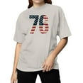 thumbnail image 2 of Vintage 76 Flag Design Women's T-shirt, 2 of 3