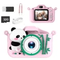 thumbnail image 1 of Cámara digital Pisexur para niños, 1080P, con tarjeta de 32 GB, de silicona suave y resistente a los golpes, ideal como regalo de cumpleaños para niñas y niños de 3 a 12 años. Electrónica infantil, o, 1 of 5