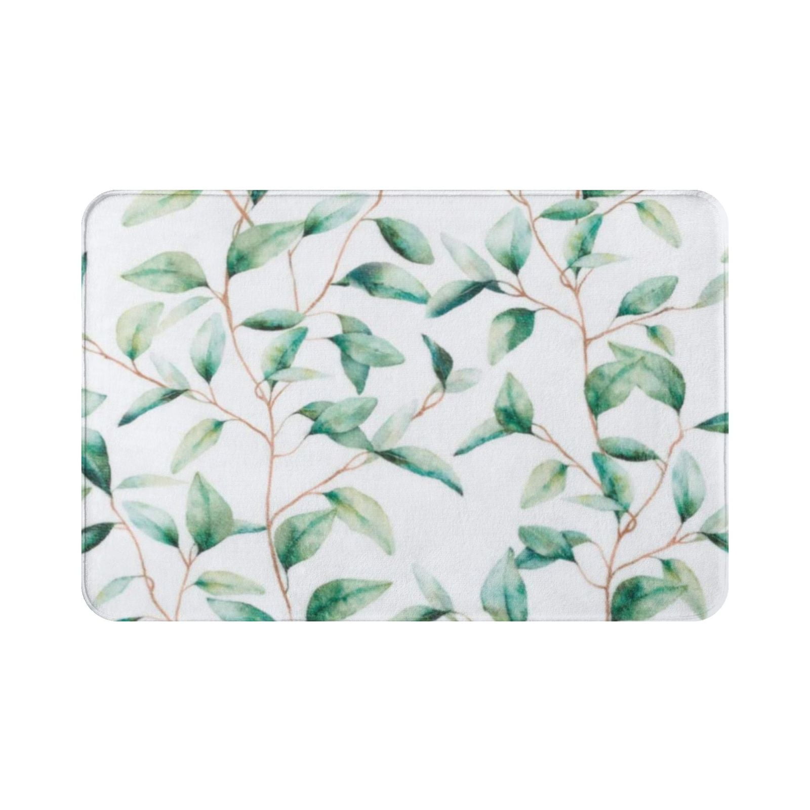 Green Bathroom Rug Green Bath Mat Leaf Bathroom Rug Leaf Bath Mat