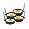 thumbnail image 1 of 4 Uds anillos para huevos, anillos para huevos, molde redondo antiadherente para huevos, anillos para freír huevos, sartén para huevos fritos, molde para huevos/panqueques/filetes, 1 of 5