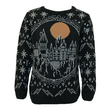 Harry Potter Mens Hogwarts Knitted Ugly Christmas Sweaters