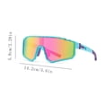 thumbnail image 2 of Youth Baseball Sunglasses for Boys Girls, Sports Glasses Sunglasses Fashionable, Frame Kids Sport Sunglasses for Softball Cycling Baseball Golf White, 2 of 4