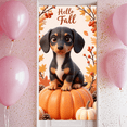 thumbnail image 4 of Decorative Design Autumn Banner Dachshund Fall Decoration for Seasonal Celebration Indoor Decor Outdoor Event, 4 of 9