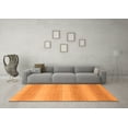 thumbnail image 3 of Ahgly Company Indoor Rectangle Abstract Orange Modern Area Rugs, 4' x 6', 3 of 4