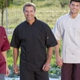 thumbnail image 3 of 0415-0105 Extra Large Short Sleeve Chef Coat in Black, 3 of 6