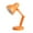 Orange, variant on Table LED Eye-protecting Save Space Simple Reading Mini Table Lamp for Homework