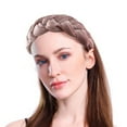 thumbnail image 7 of Women Headband, Fashion Braided Wide Top Knot Hair Hoop for Daily Wear 1PC, 7 of 7