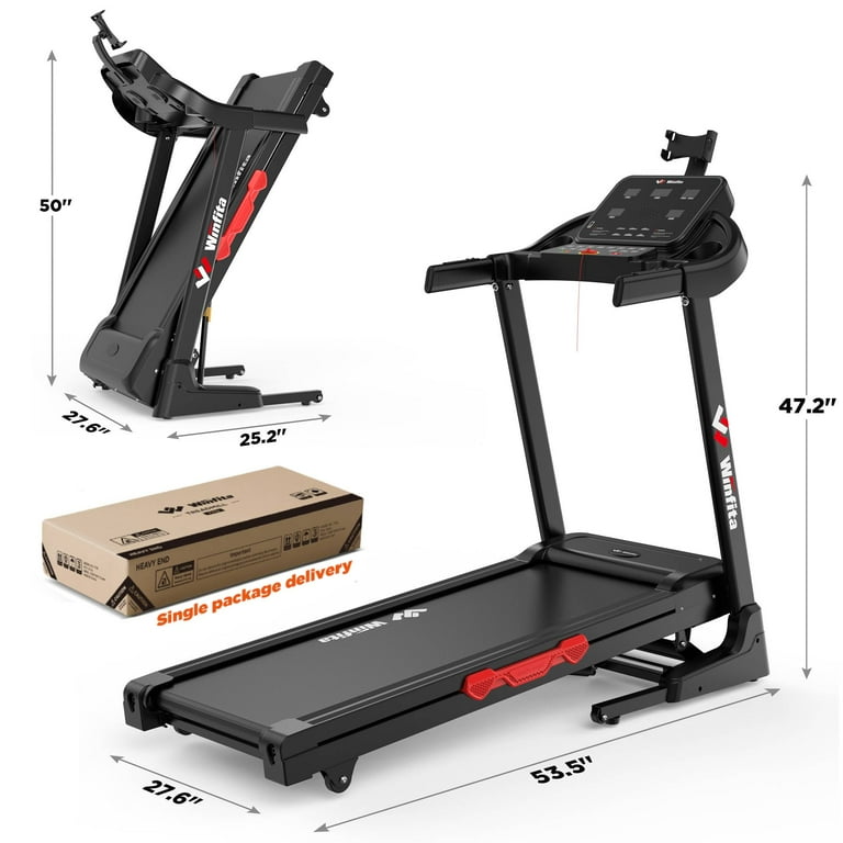 Treadmill with 12% Auto Incline, HP Incline Treadmill for Home